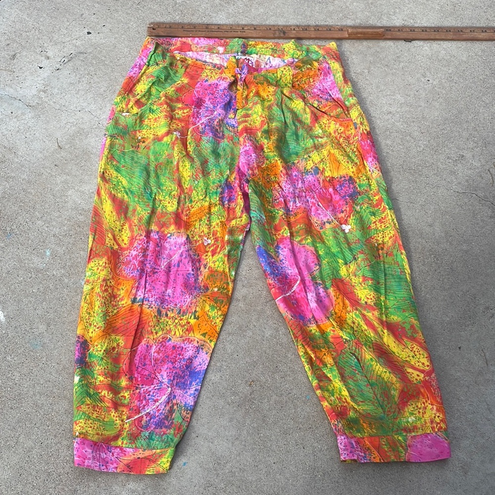 JAMS WORLD rayon harem pants 90’s